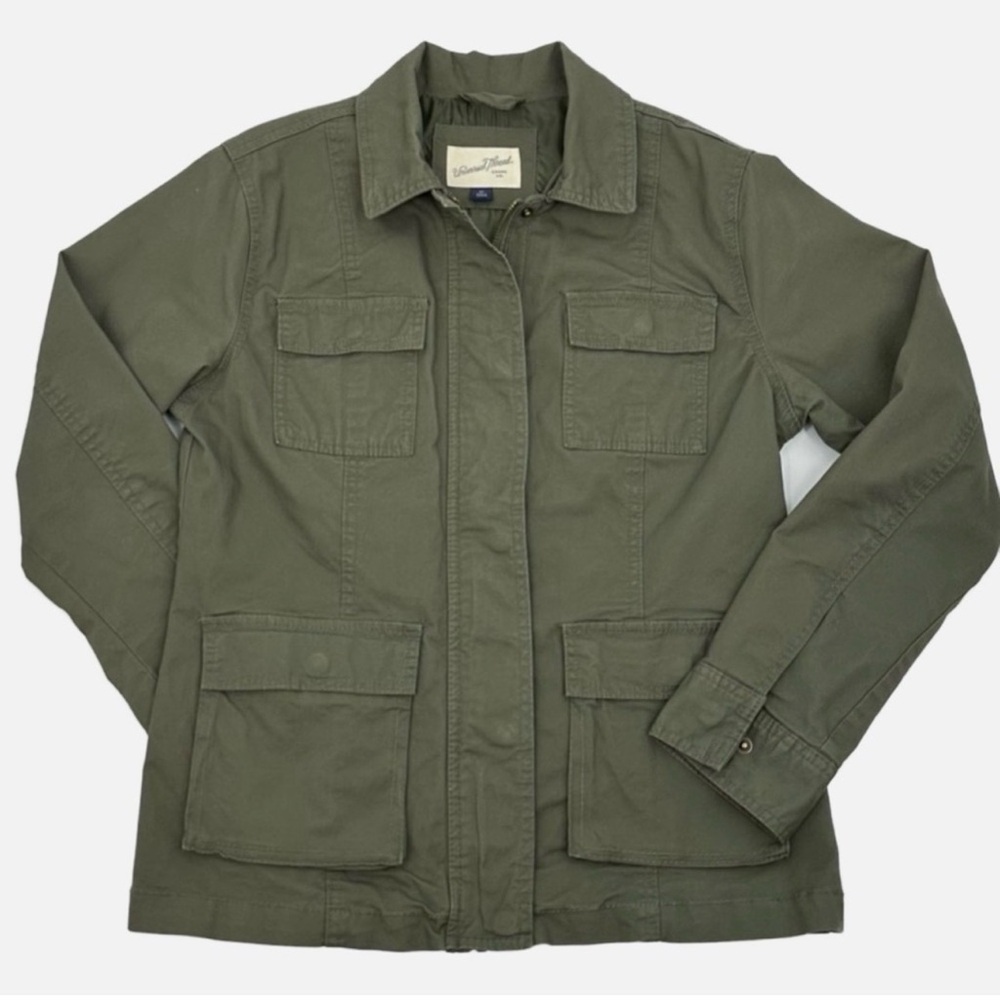 Universal Thread Army Green Cargo Utility Jacket XS - Picture 14 of 14